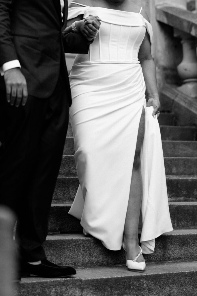 Couple Eiffel Tower elopement