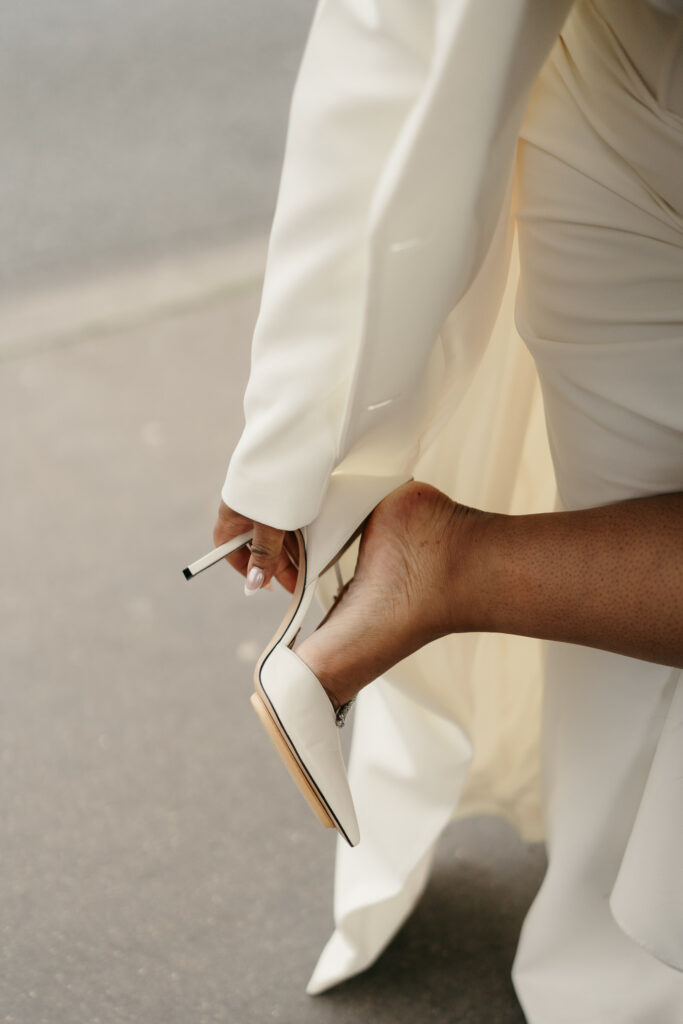 Couple Eiffel Tower elopement