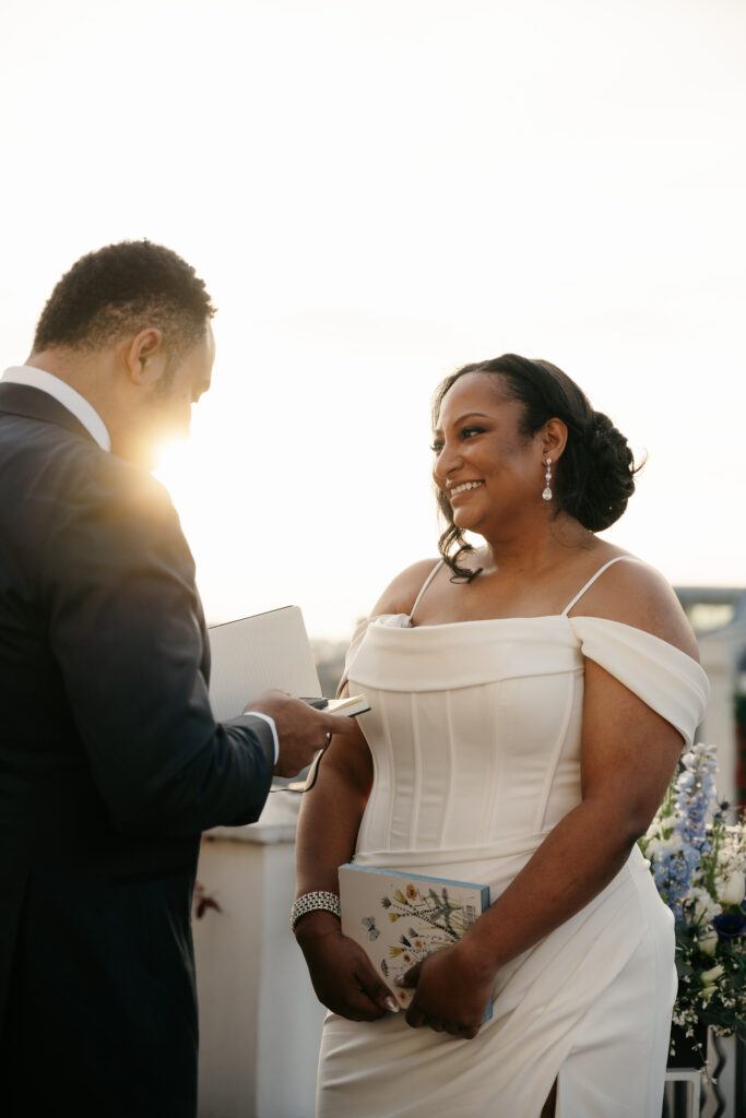 Couple Eiffel Tower elopement