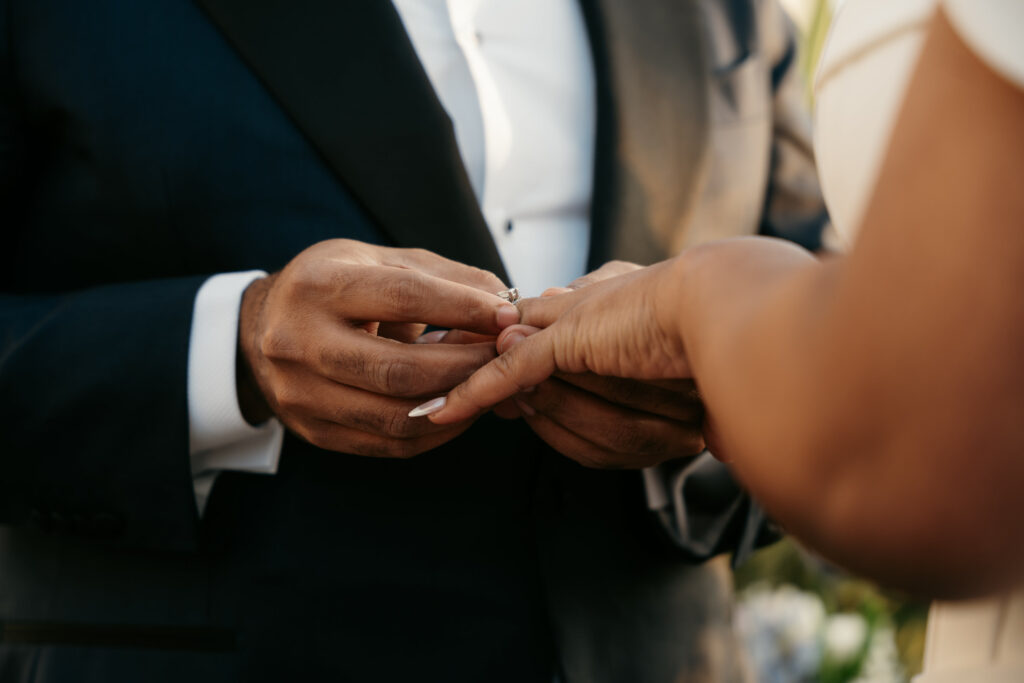 Couple Eiffel Tower elopement
